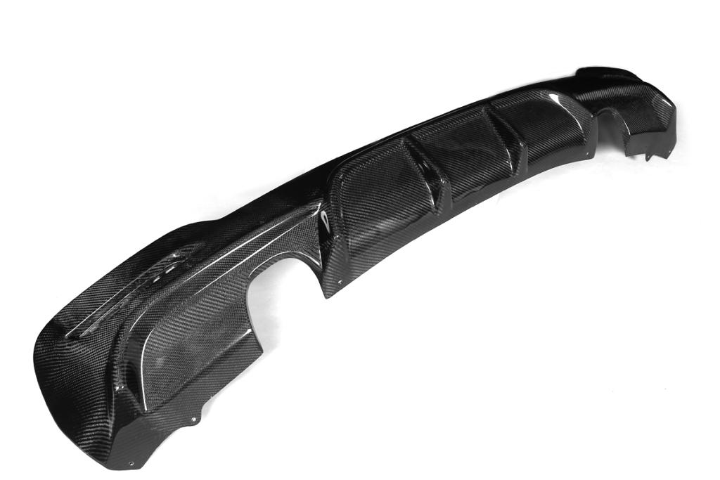 ST Style Carbon Fiber Rear Diffuser Single Exhaust for BMW 3 Series F34 GT M Sport(2013-2019)