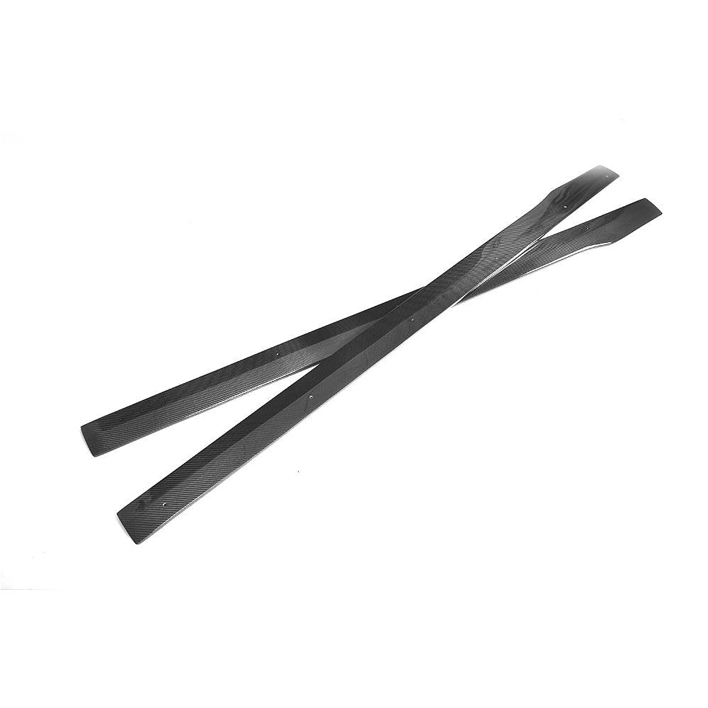 ST Style Carbon Fiber Side Skirts for Mercedes Benz C63 AMG W205 Pre‑Facelift Coupé (2015-2018)