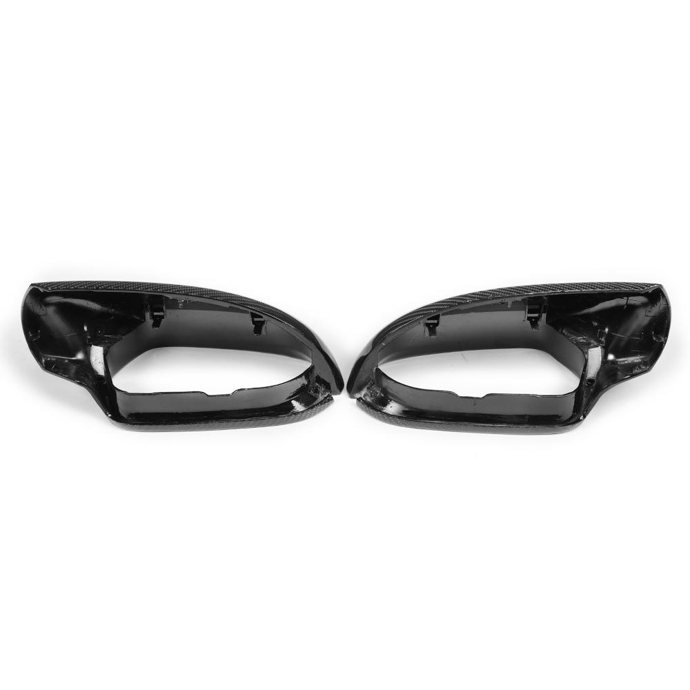 Carbon Fiber REPLACEMENT Mirror Caps for Audi A6 / S6 C7 Pre‑LCI ,A6 / S6 C7.5 LCI ,RS6 C7(2011–2018)(Without Lane Assist)