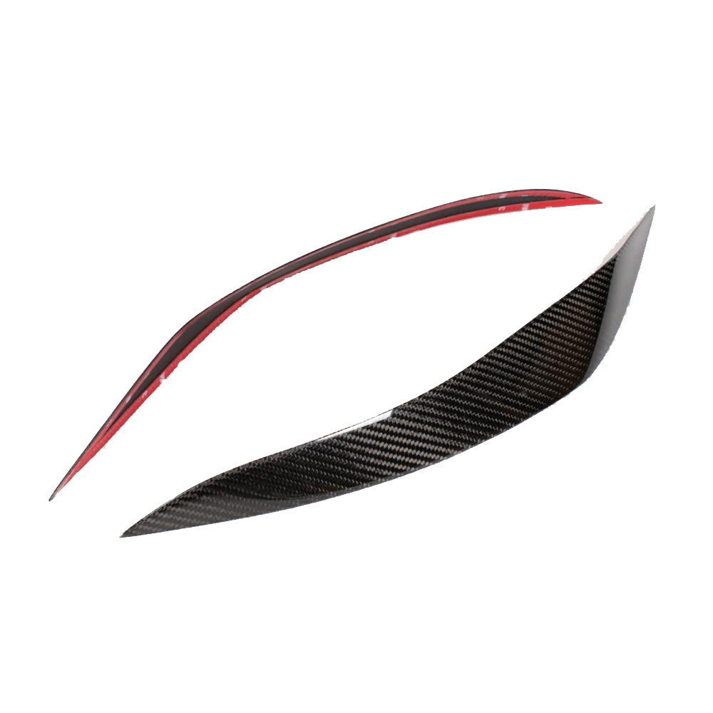 ST Style Carbon Fiber Headlight Eyelids for BMW 5 Series F10/F11, M5 F10 (2010–2017)