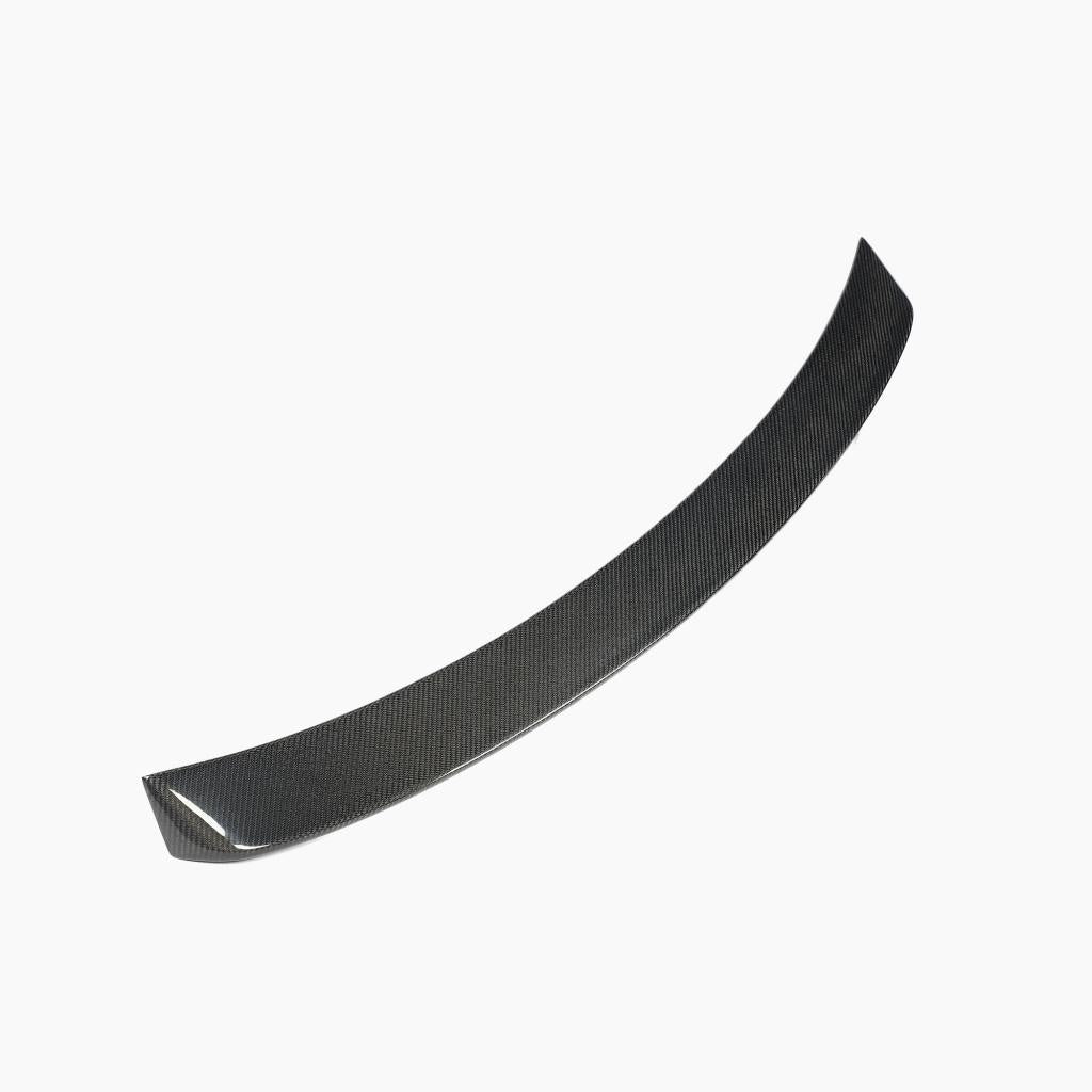 Mercedes-Benz C-Class W204 Carbon Fiber Roof Spoiler-side angle view