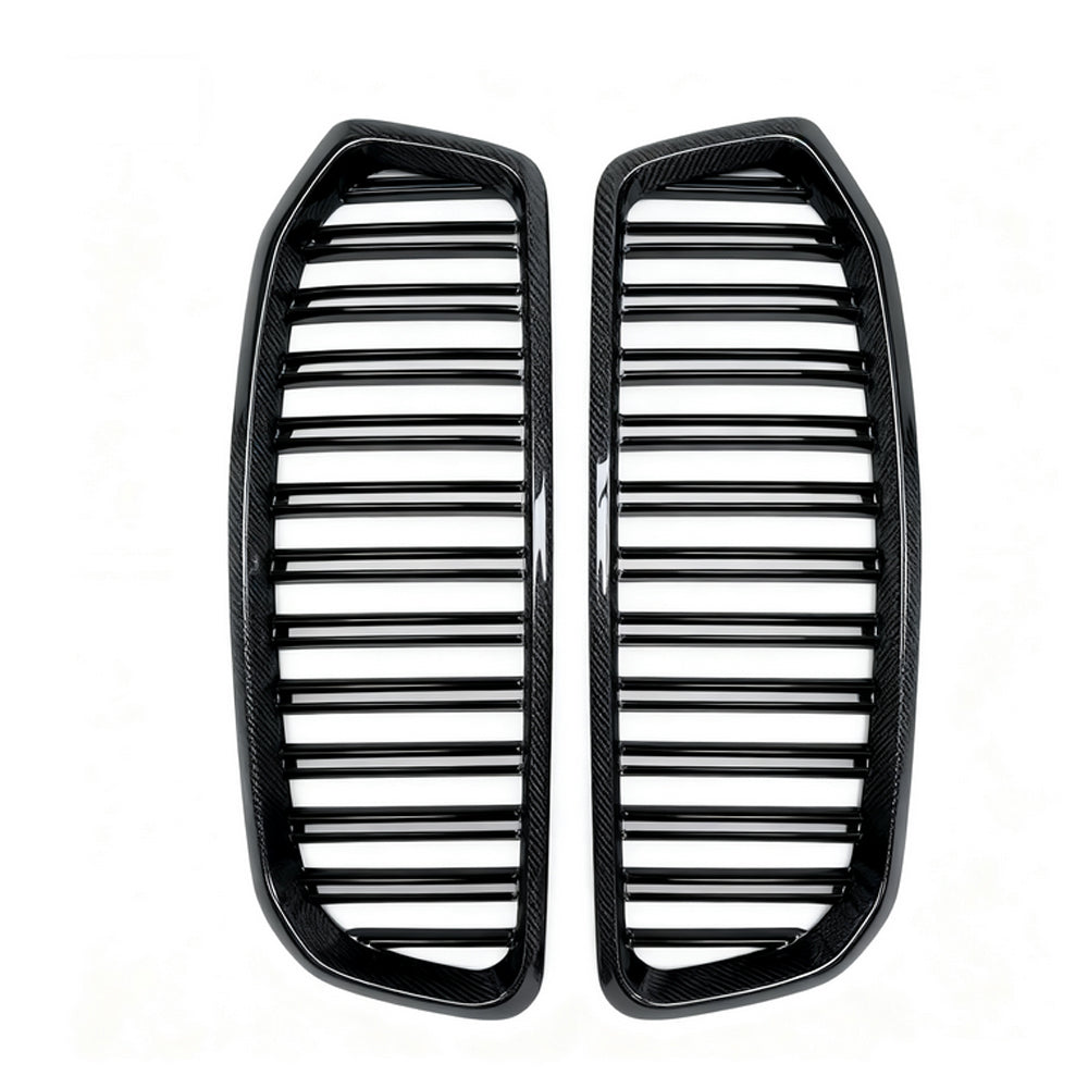 Dual Slat Carbon Fiber Front Grille for BMW X5 G05 Pre-LCI (2019-2023)