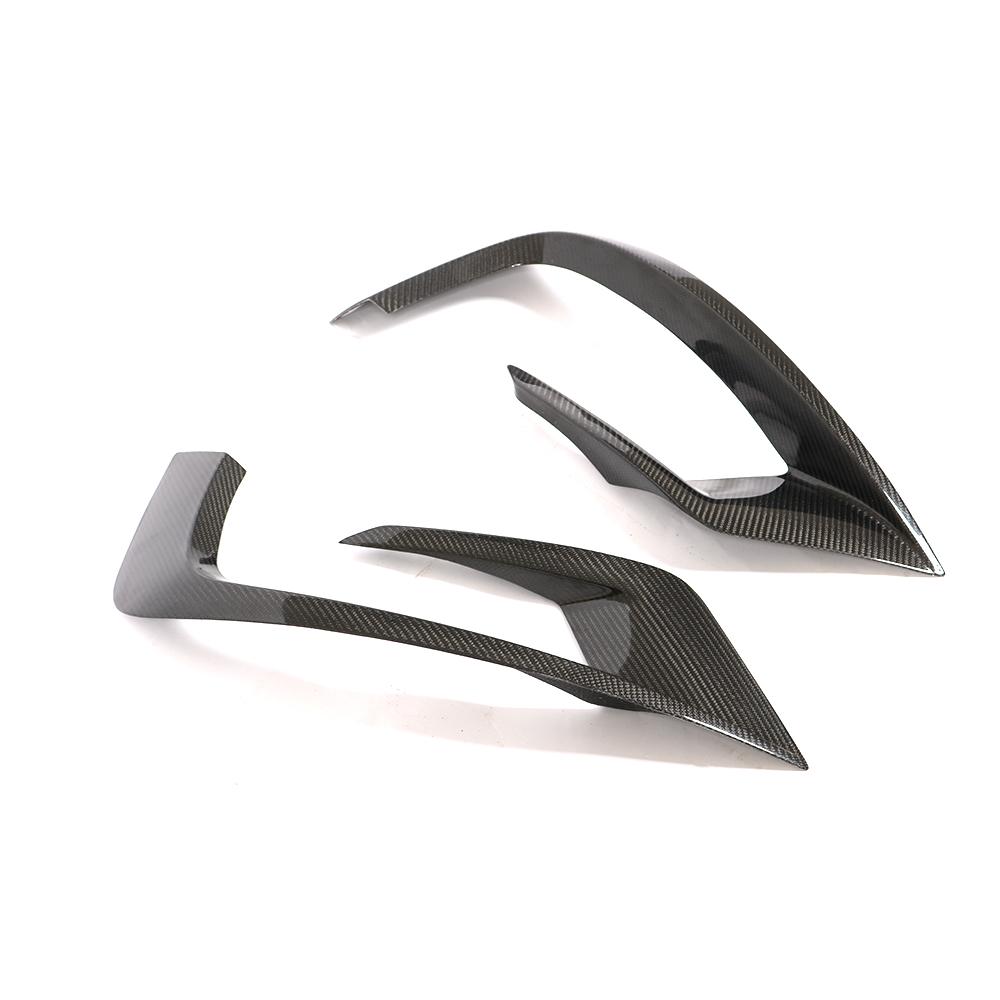 B Style Carbon Fiber Front Canards For Mercedes-Benz S‑Class W222 Pre‑Facelift (2014–2017)