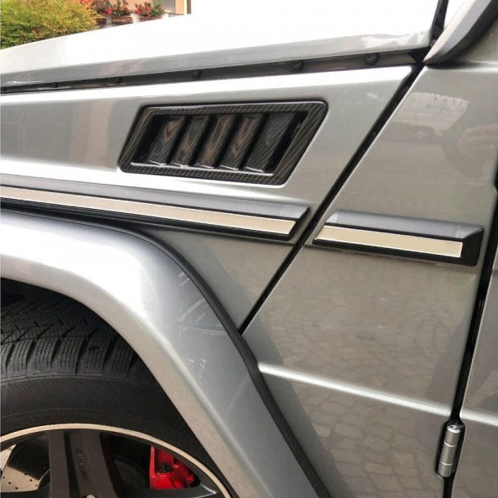 ST Style Carbon Fiber Side Air Vents For Mercedes Benz G‑Class W463 (2013-2018)