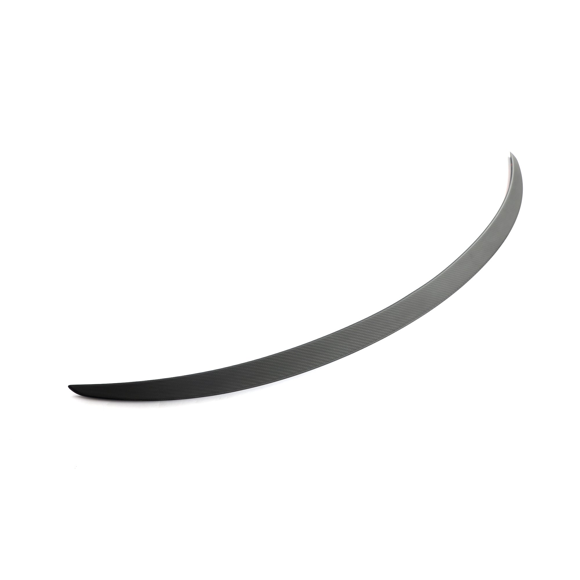 OEM Style Matte Black Carbon Fiber Rear Trunk Spoiler for Tesla Model 3 Sedan(2017–2023)