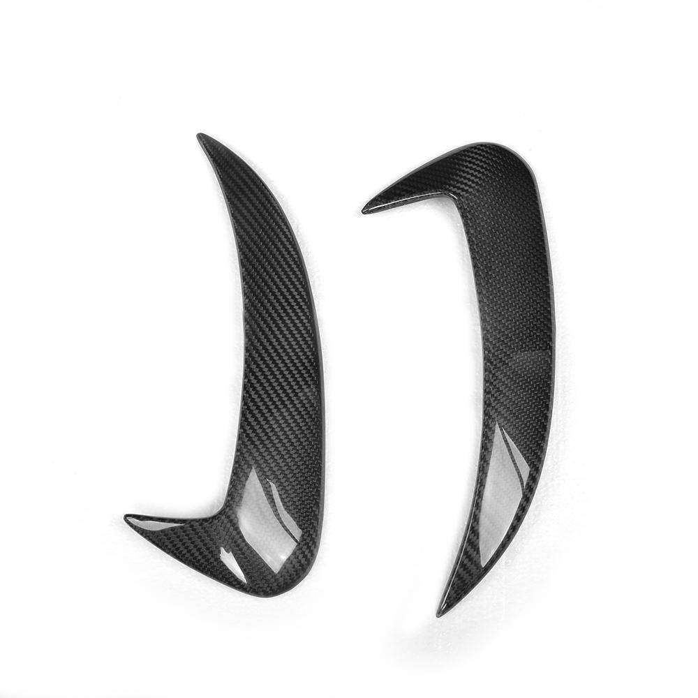 ST Style Carbon Fiber Rear Bumper Vents for Mercedes Benz C63 AMG W205 Pre‑Facelift (2015-2018)
