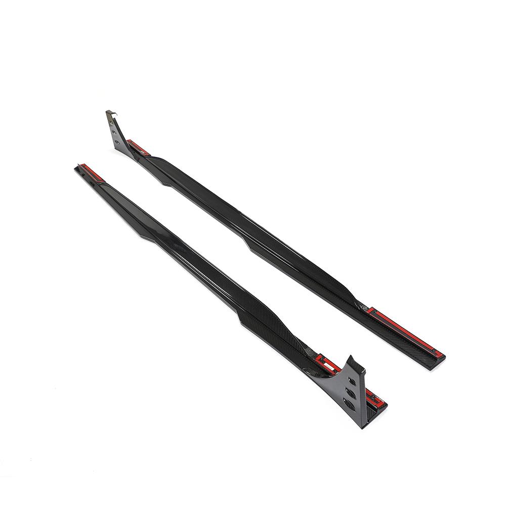 ST Style Carbon Fiber Side Skirts for Audi RS6 C8, RS7 C8 (2019–2024)