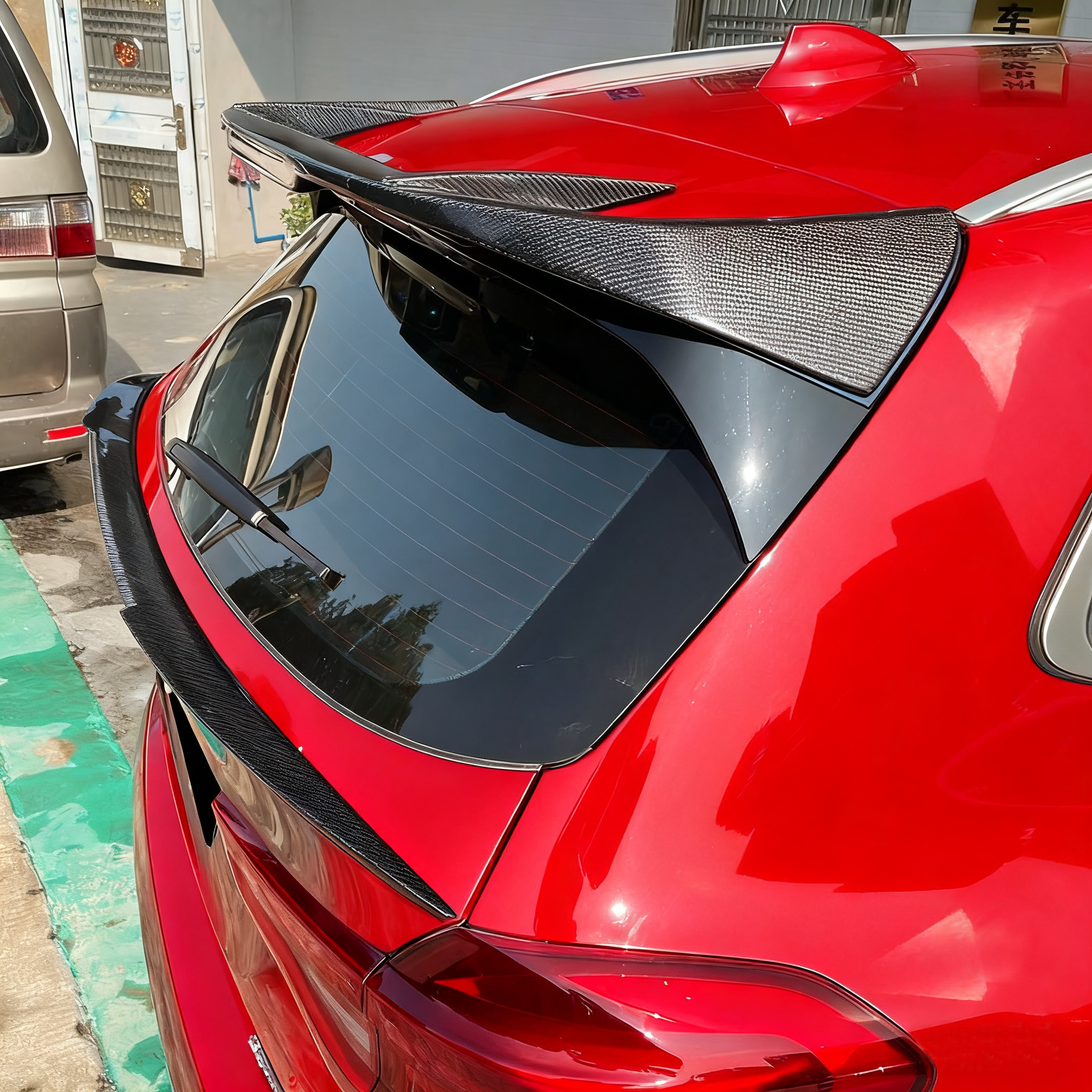 Performance Style Carbon Fiber Roof Spoiler for BMW X3 G01 (2017-2024)