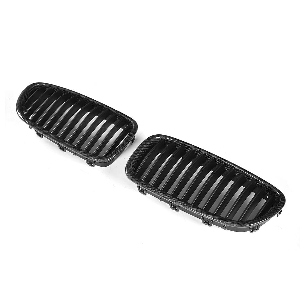 Carbon Fiber Single Slat Front Grille for BMW 5 Series F10/F11 (2010–2017)