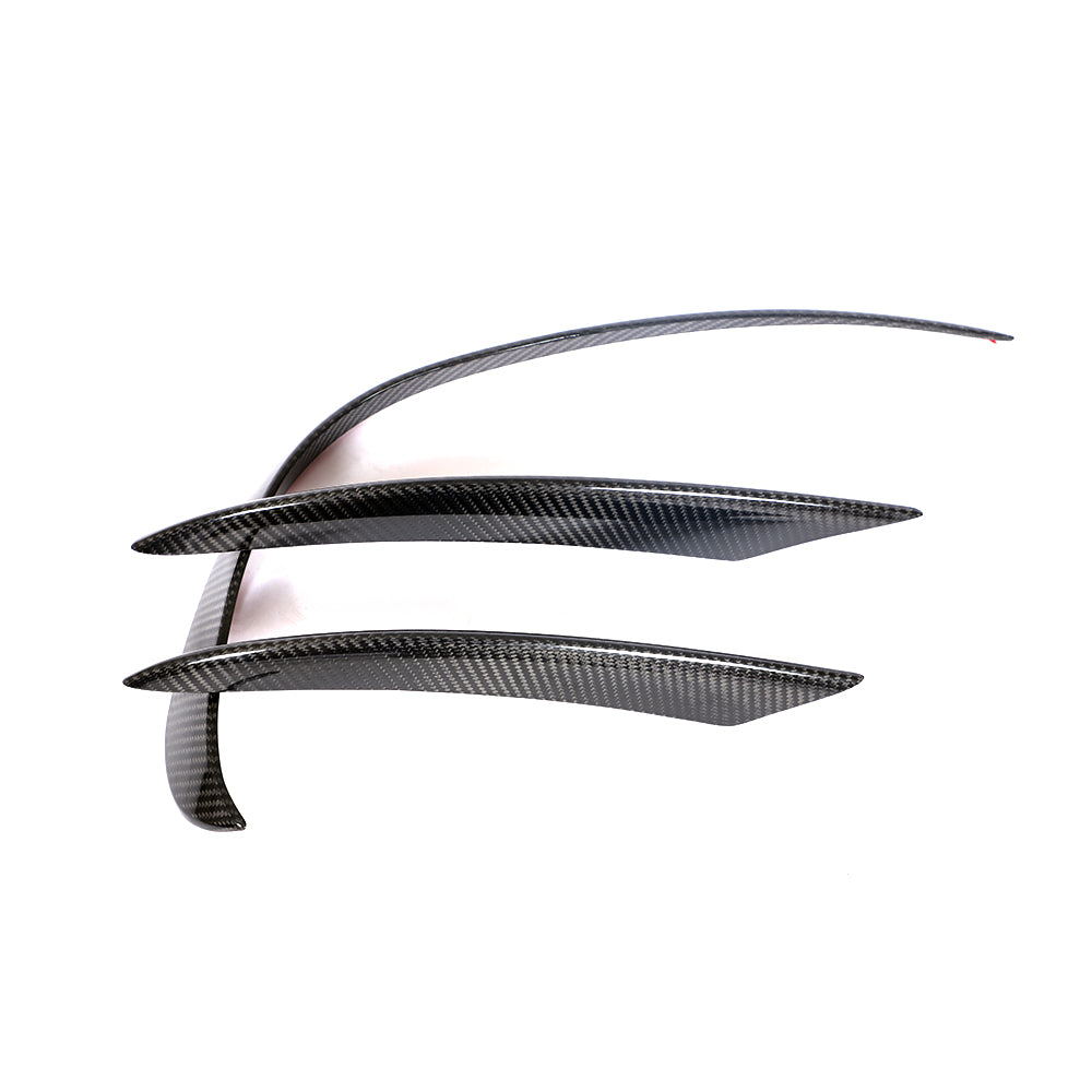 ST Style Carbon Fiber Front Canards for Mercedes Benz C-Class W205 Facelift (2019-2021)