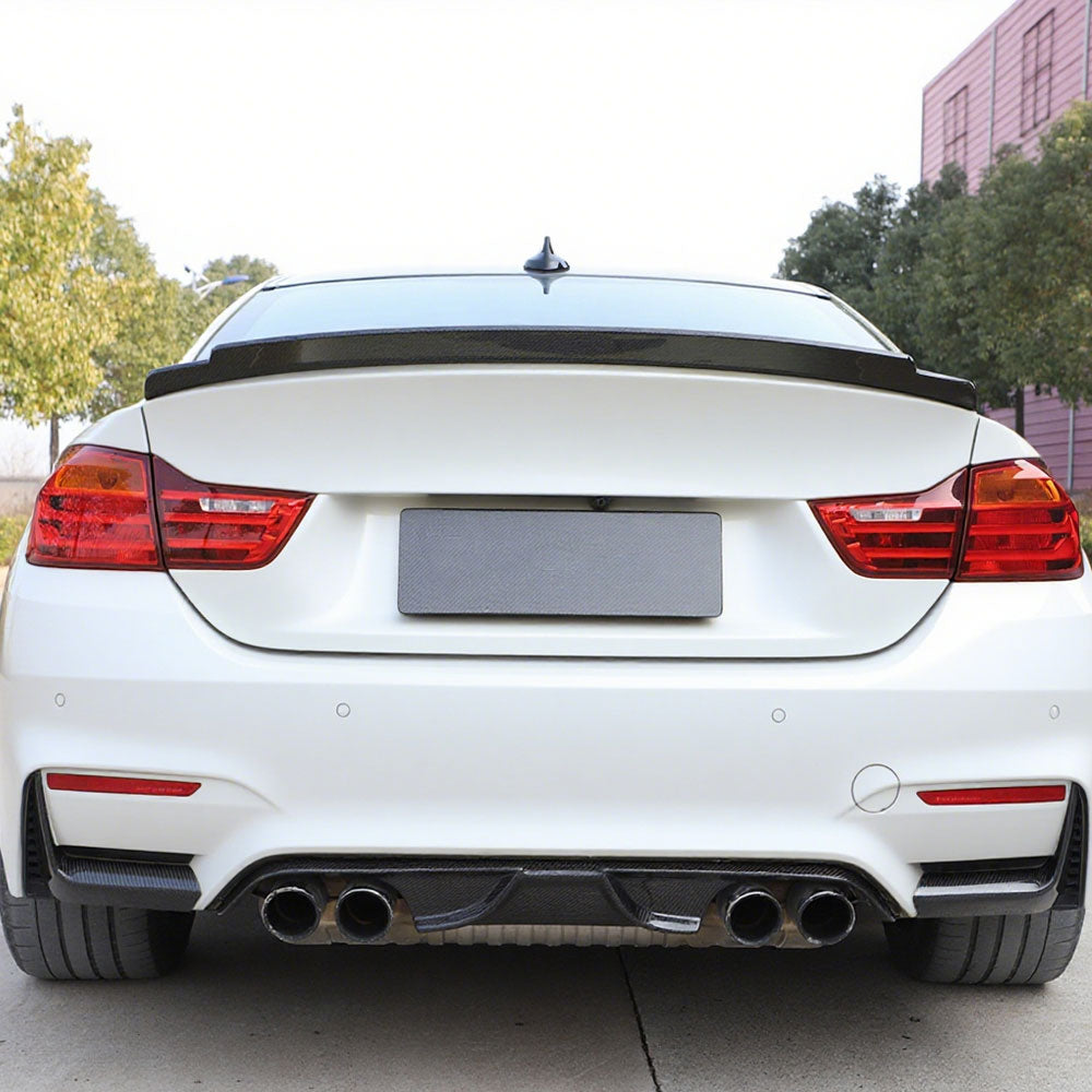 AK Style Carbon Fiber Rear Diffuser for BMW M3 F80, M4 F82/F83 (2014-2020)