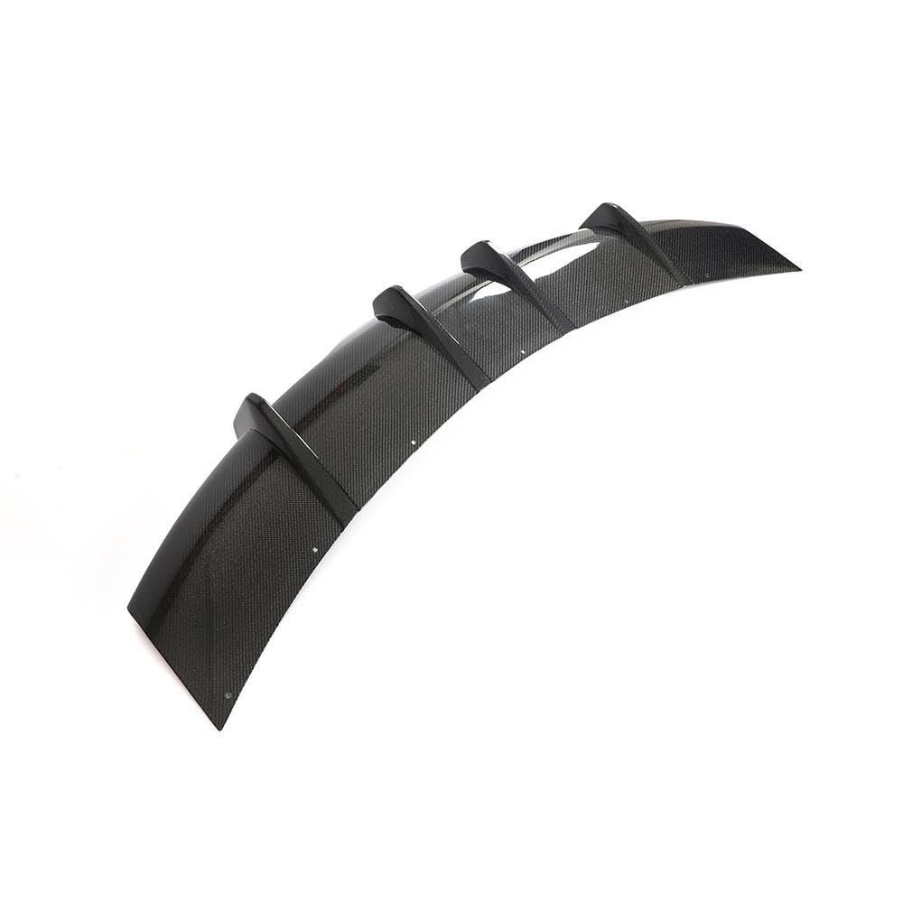 Carbon Fiber Rear Diffuser Fits for Tesla Model S Plaid 2021-2024 Sedan 4 Door Air Dam Lower Bumper Lip Spoiler Valance Prote