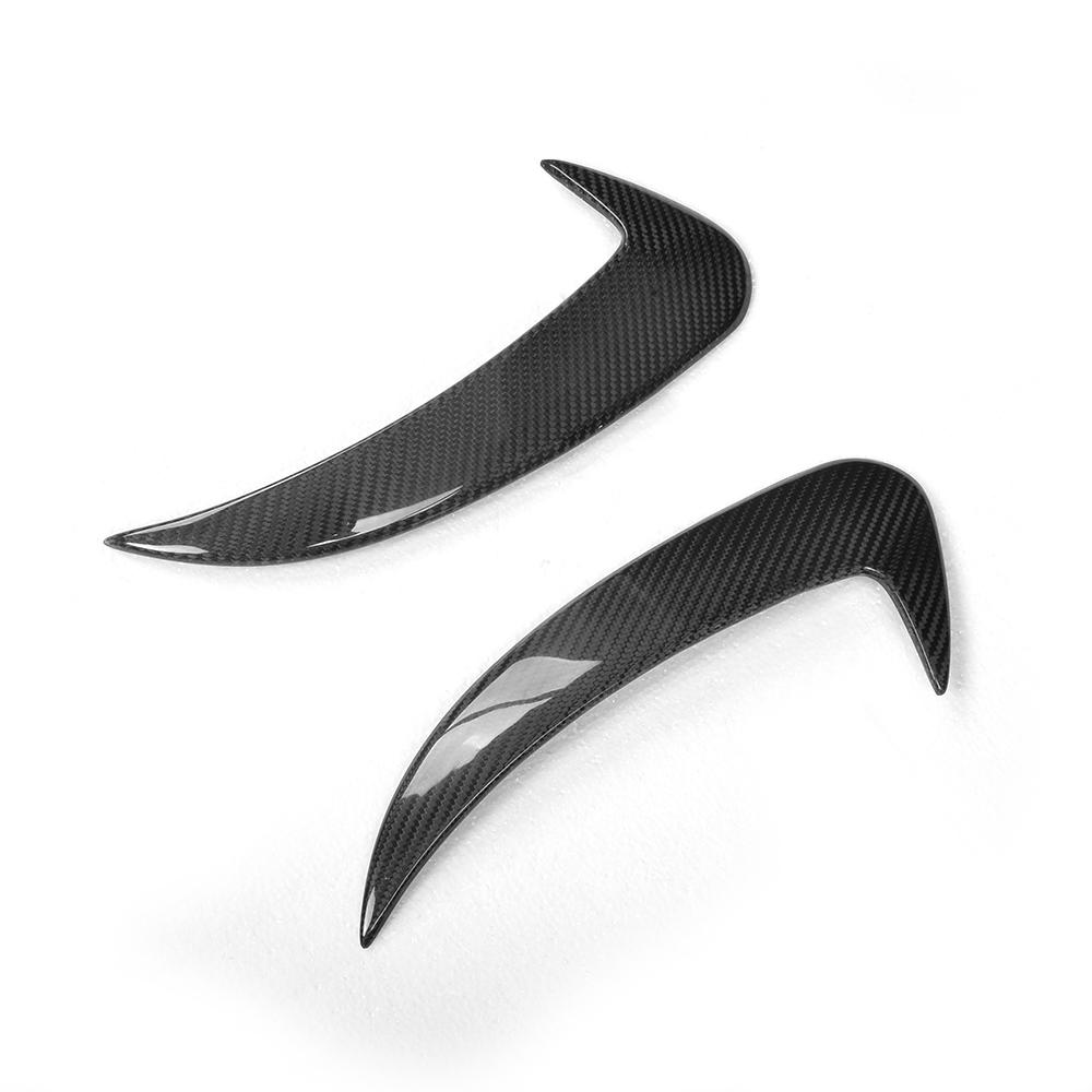 ST Style Carbon Fiber Rear Bumper Vents for Mercedes-Benz C63 AMG W205 Pre‑Facelift (2015-2018)