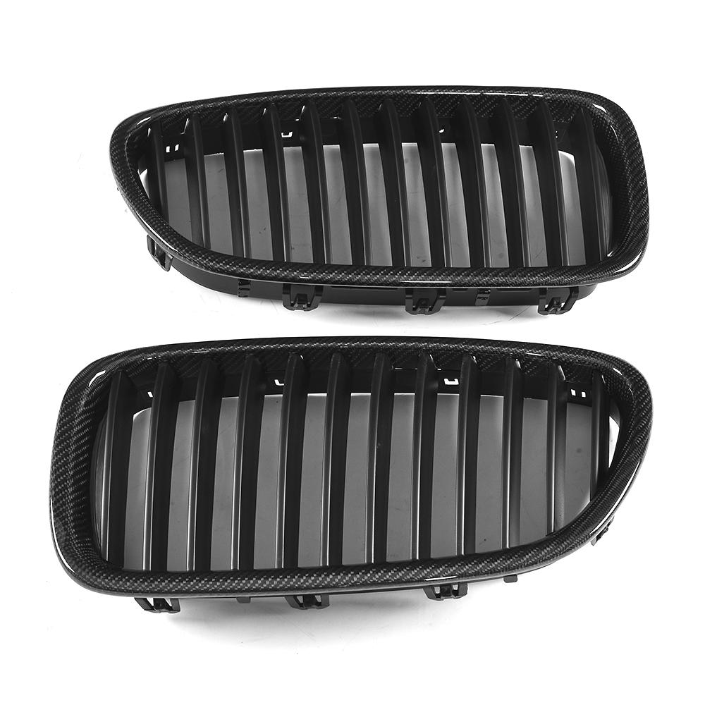 Carbon Fiber Single Slat Front Grille for BMW 5 Series F10/F11 (2010–2017)