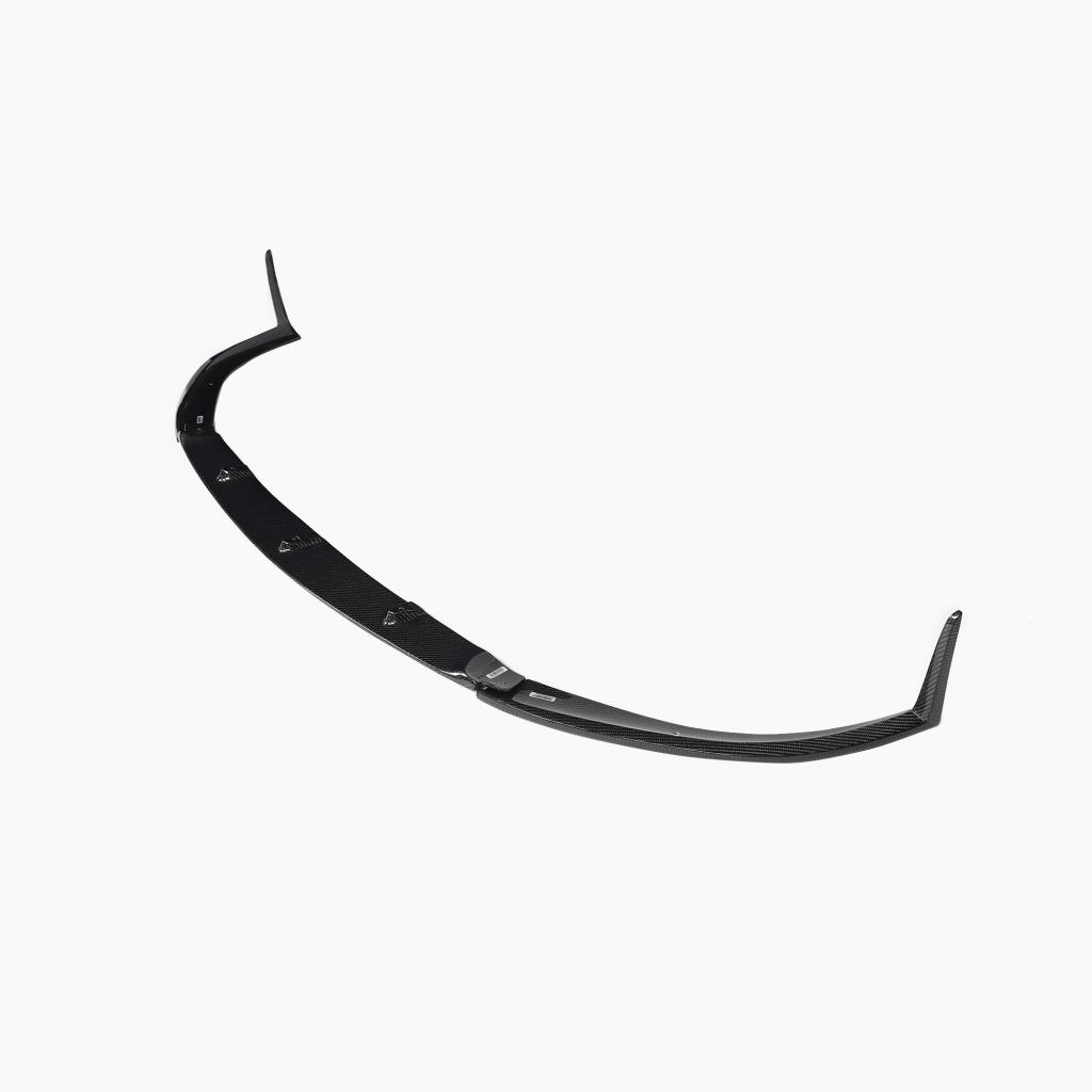 Mercedes-Benz C63 AMG W205 Carbon Fiber Front Lip-full side view