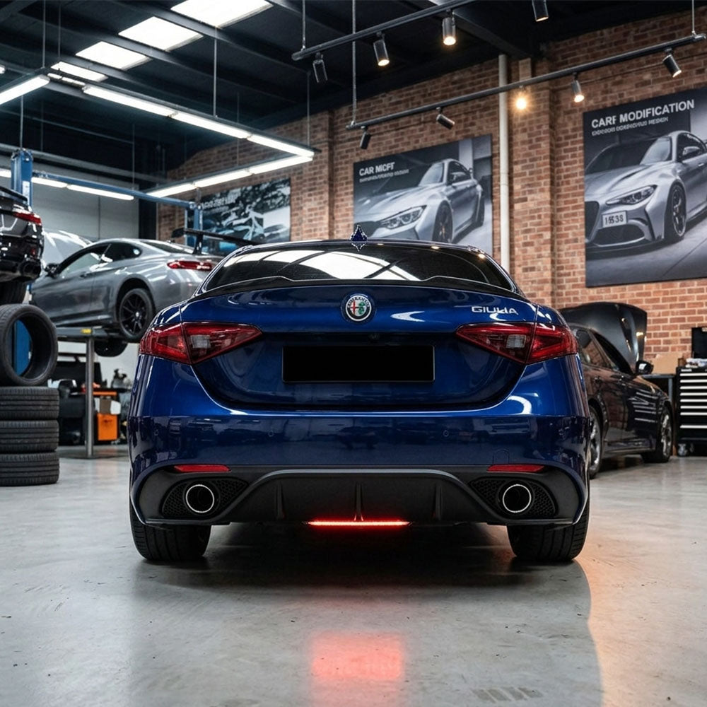 PP Rear Diffuser For Alfa Romeo Giulia(with Exhaust Tips)(2016-2020)