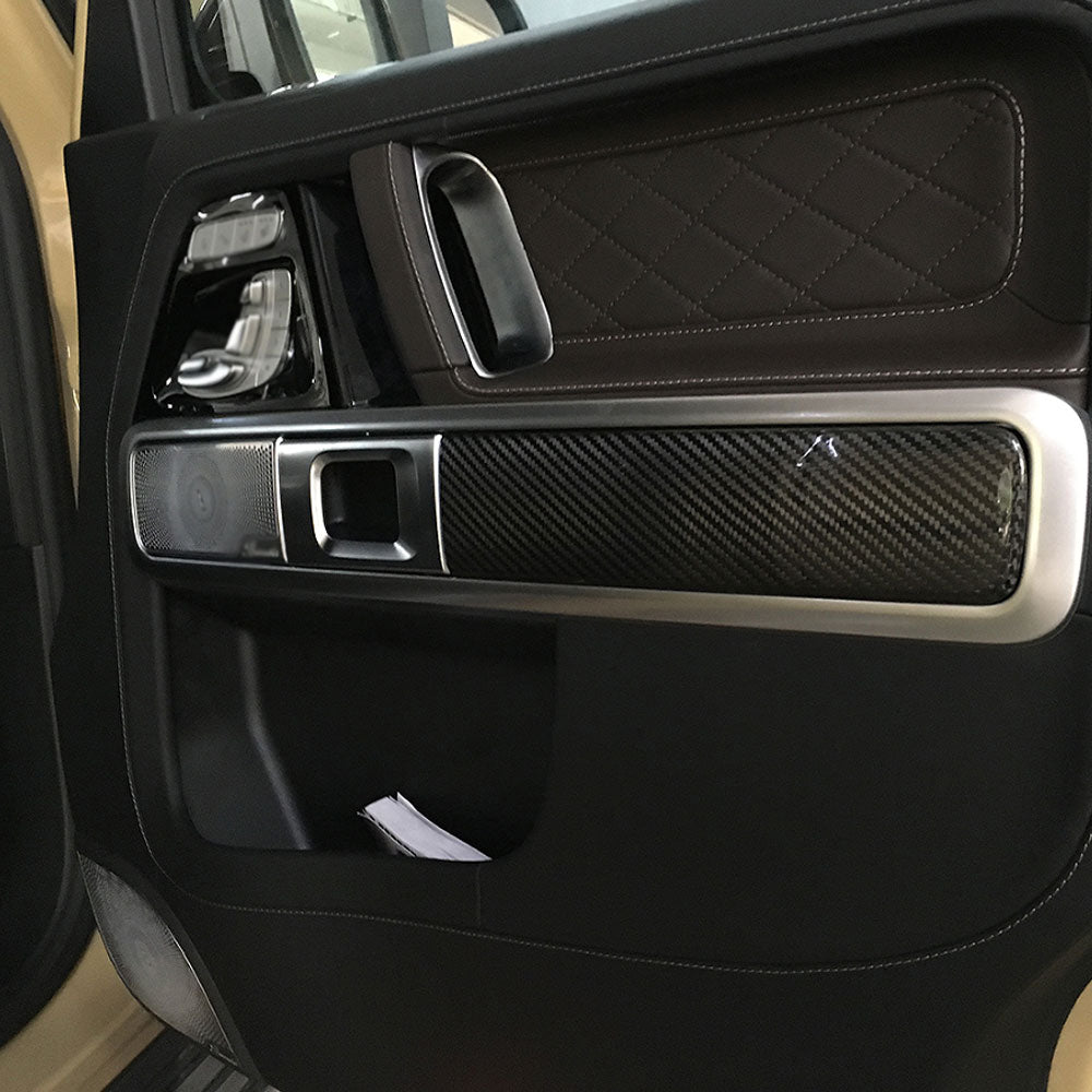 ST Style Carbon Fiber Interior Door Trim For Mercedes-Benz G‑Class W463 Pre-Facelift (2019-2023)