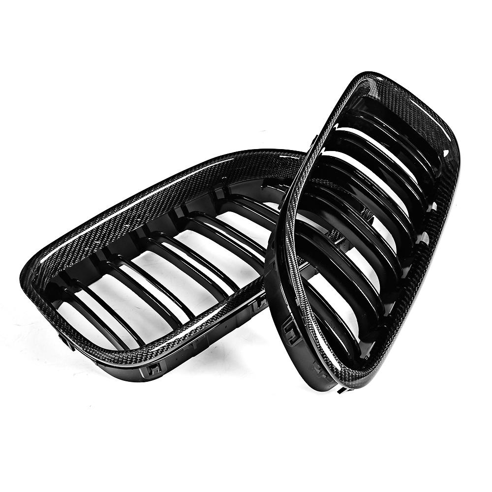 ST Style Dual Slat Carbon Fiber Front Grille for BMW 6 Series F12/F13 M Sport (2011–2018)