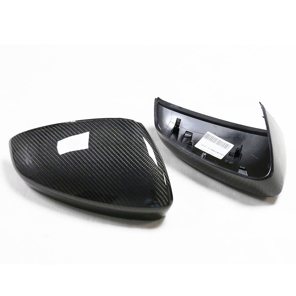 ST Style Carbon Fiber REPLACEMENT Mirror Caps for Audi A3/S3/RS3 8Y (2020-2024)