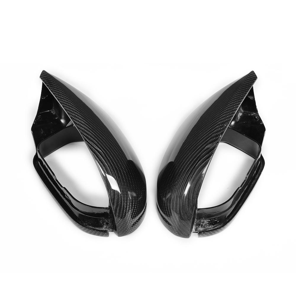 Carbon Fiber REPLACEMENT Mirror Caps for Audi A6 / S6 C7 Pre‑LCI ,A6 / S6 C7.5 LCI ,RS6 C7(2011–2018)(Without Lane Assist)