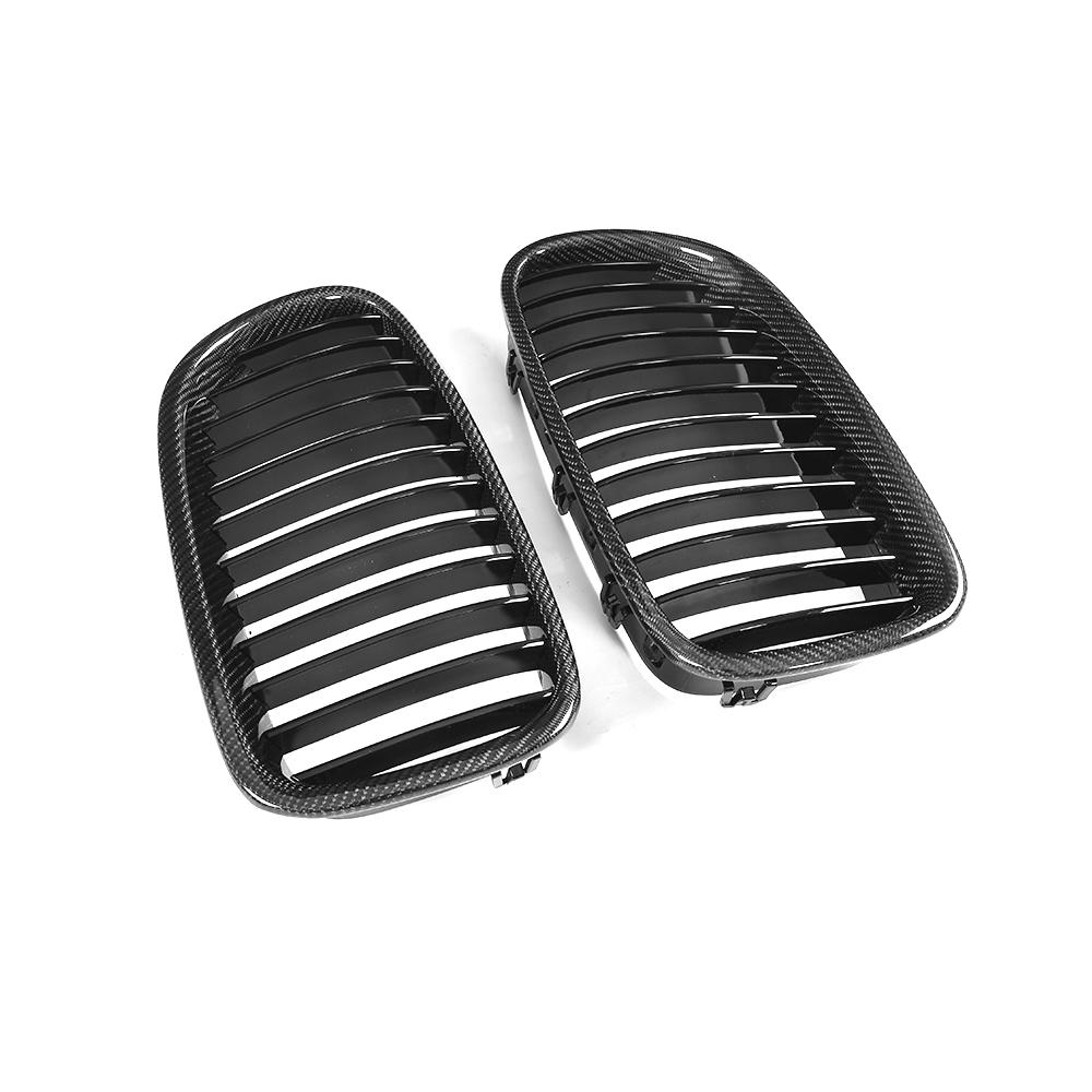 ST Style Carbon Fiber Single Slat Front Grille for BMW 5 Series F10/F11 (2010–2017)