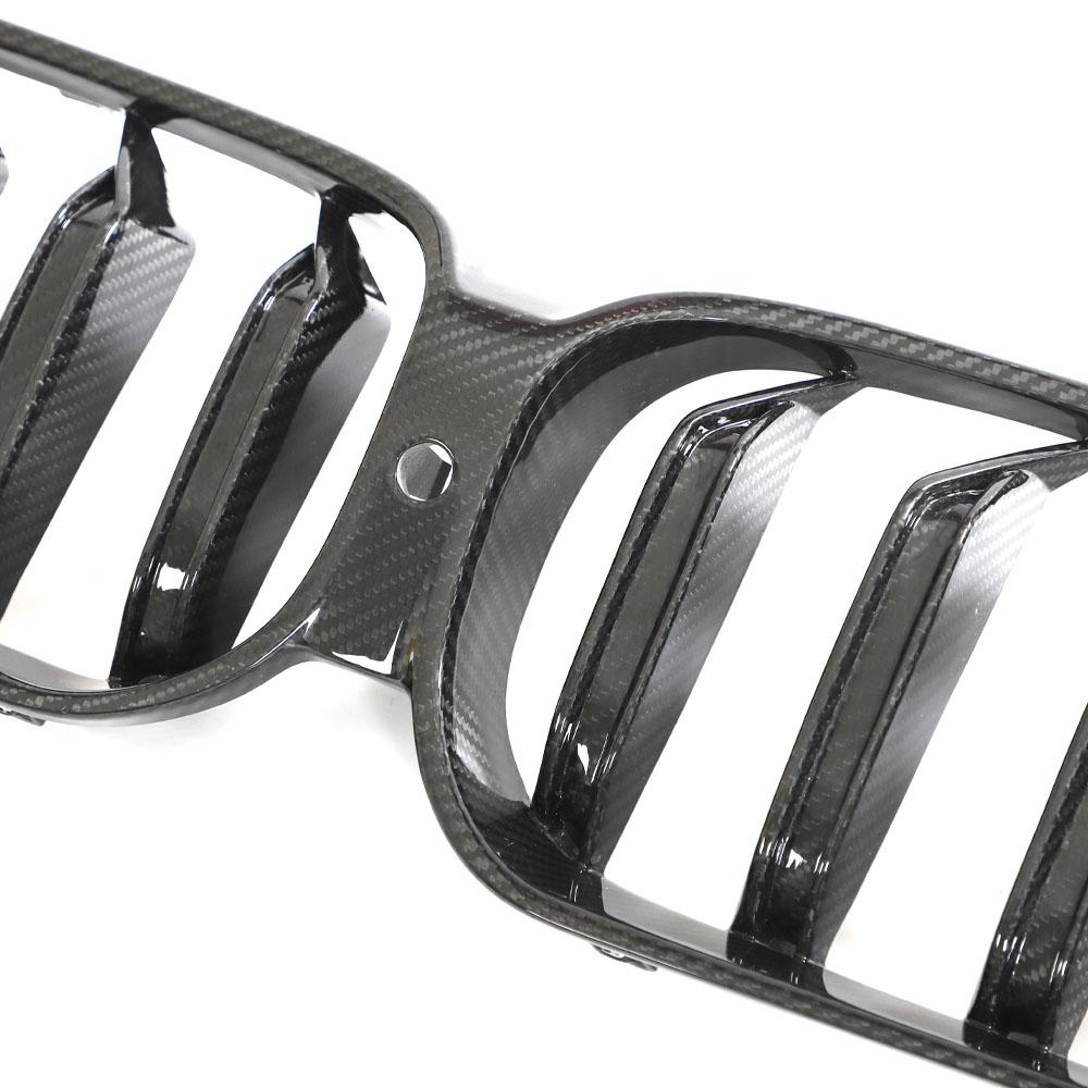 Dual Slat Carbon Fiber Front Grille for BMW 6 Series G32 GT (2017+)