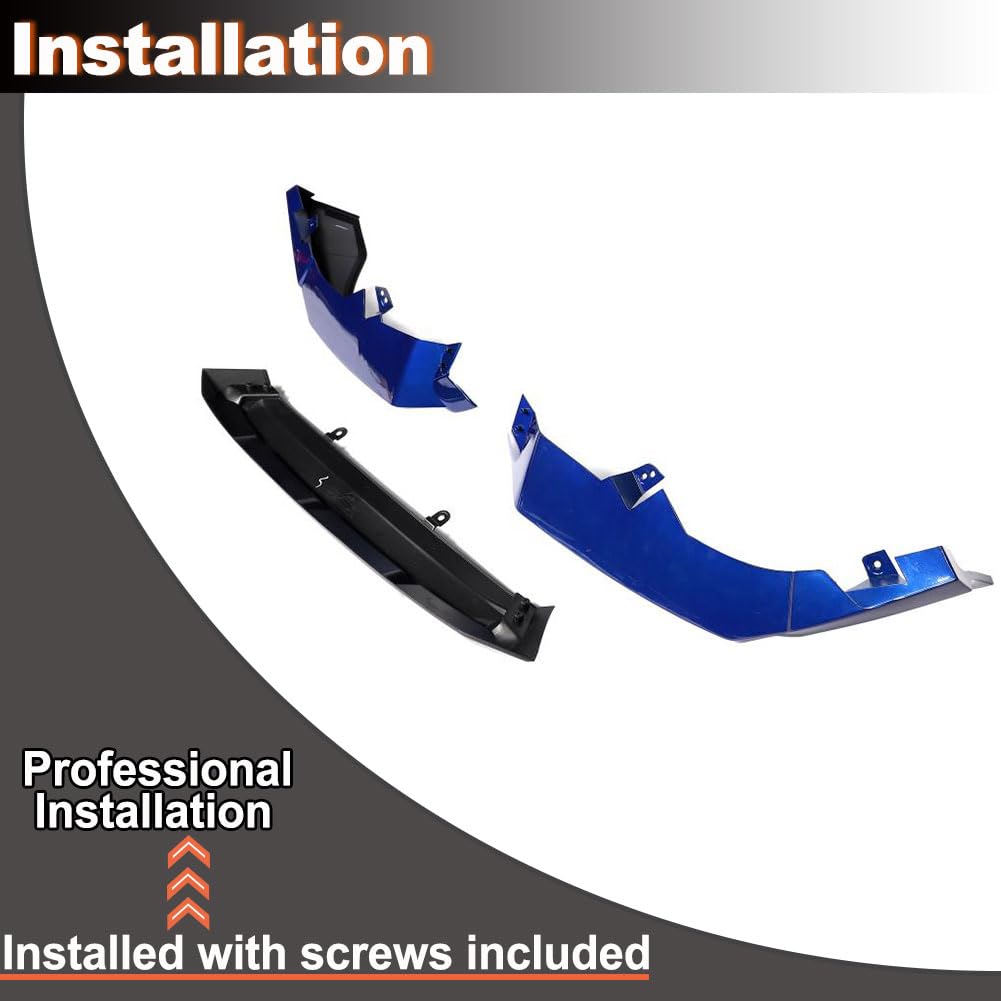 Front Bumper Lip Splitter for Honda Accord 2021-2022 Still Night Pearl Blue | Front Lip Splitter Air Dam Bumper Protection Sp