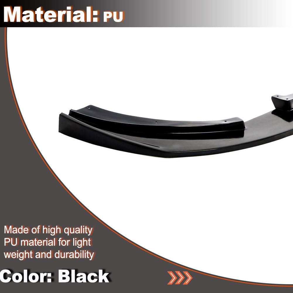 MX5 Front Bumper Lip Fits for Mazda MX5 Miata 2016-2022 Front Bumper Lip Chin Spoiler Splitter Protector PU Black Primer Fact