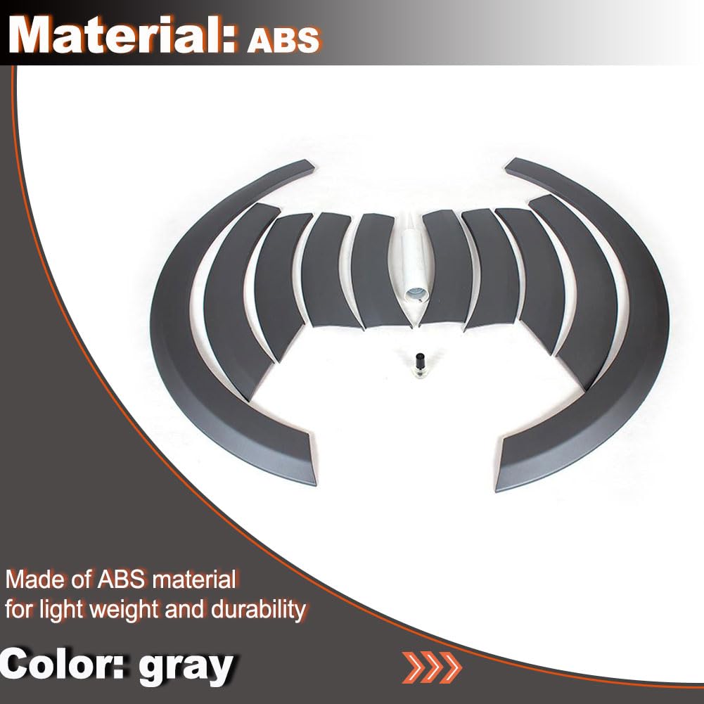 Gray Color Wheel Arch Flares for Audi Q5 Standard SUV 2009-2016 ABS Mouding Fender Cover Trims Factory Outlet (Not for Sline)