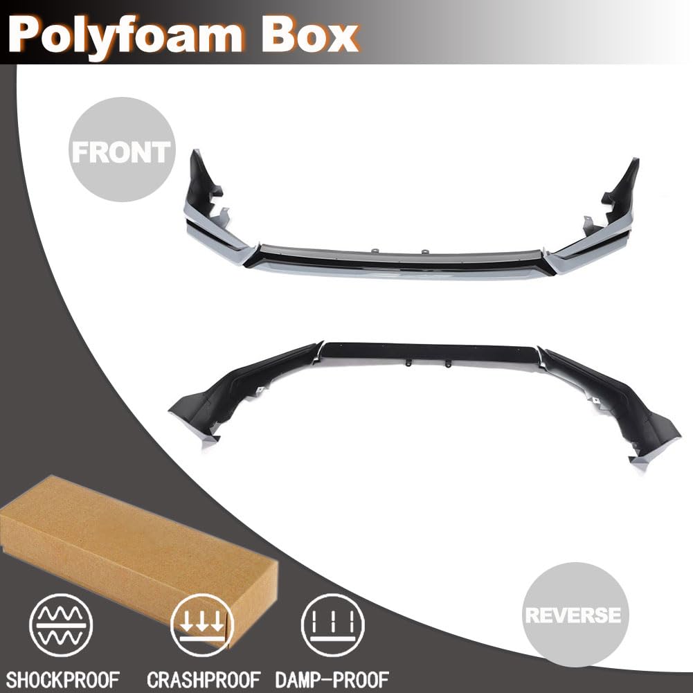 Front Lip Spoiler for Honda Civic Sedan 2022-2024 Sonic Gray | PP Lower Chin Bumper Spoiler Splitter Protection Air Dam Body