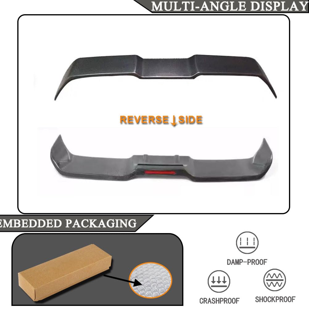 Carbon Fiber Rear Roof Spoiler for Mercedes-Benz G Wagon W463 G500 G550 G55 G63 G65 AMG 2014-2018 Trunk Spoiler Wing Aerodyna