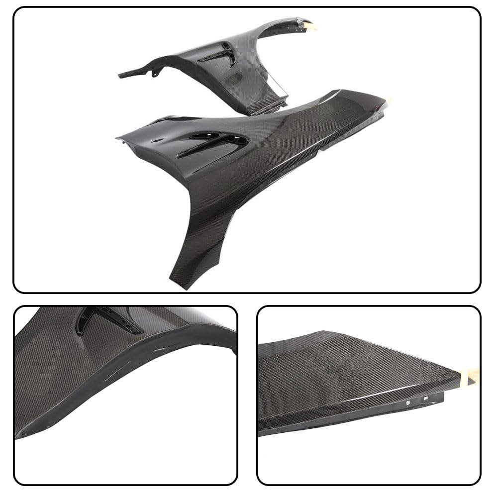 Carbon Fiber Side Fender Vent for BMW 4 Series F32 F36 M Sport 2Door 4Door 2014-2018 Front Air Intake Scoop Cover Trim 1Pair