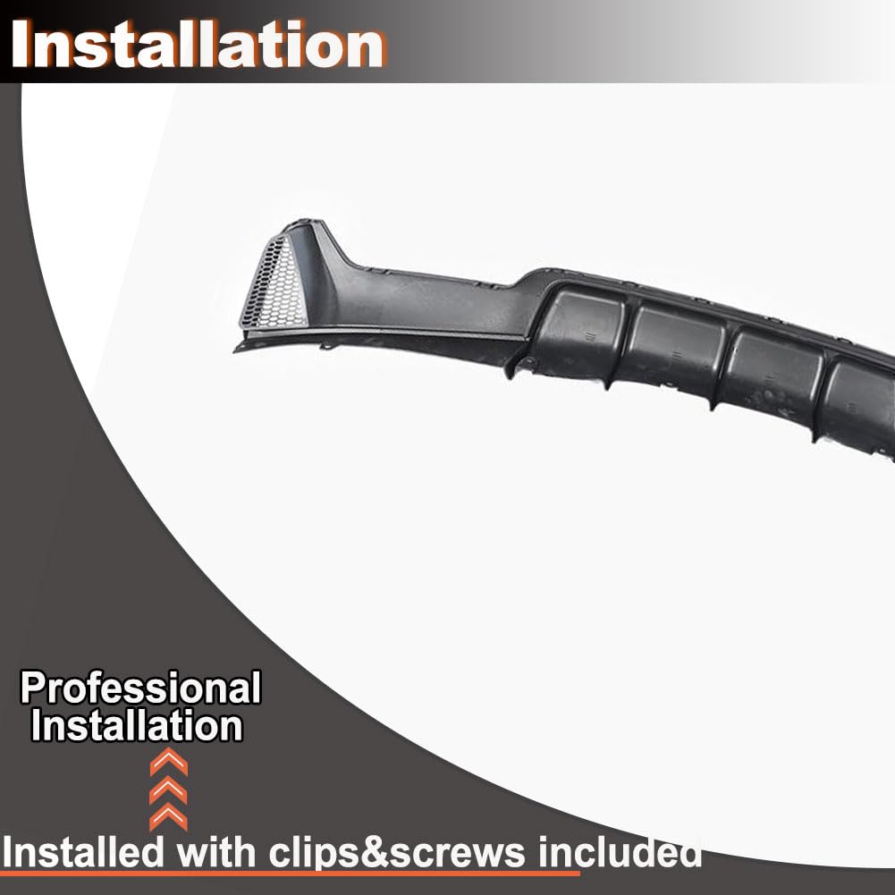 Gloss Black ABS Rear Diffuser for BMW F32 F33 F36 M Sport 2014-2020 | 420i 428i 435i 440i Lower Bumper Lip Spoiler Body Kit F
