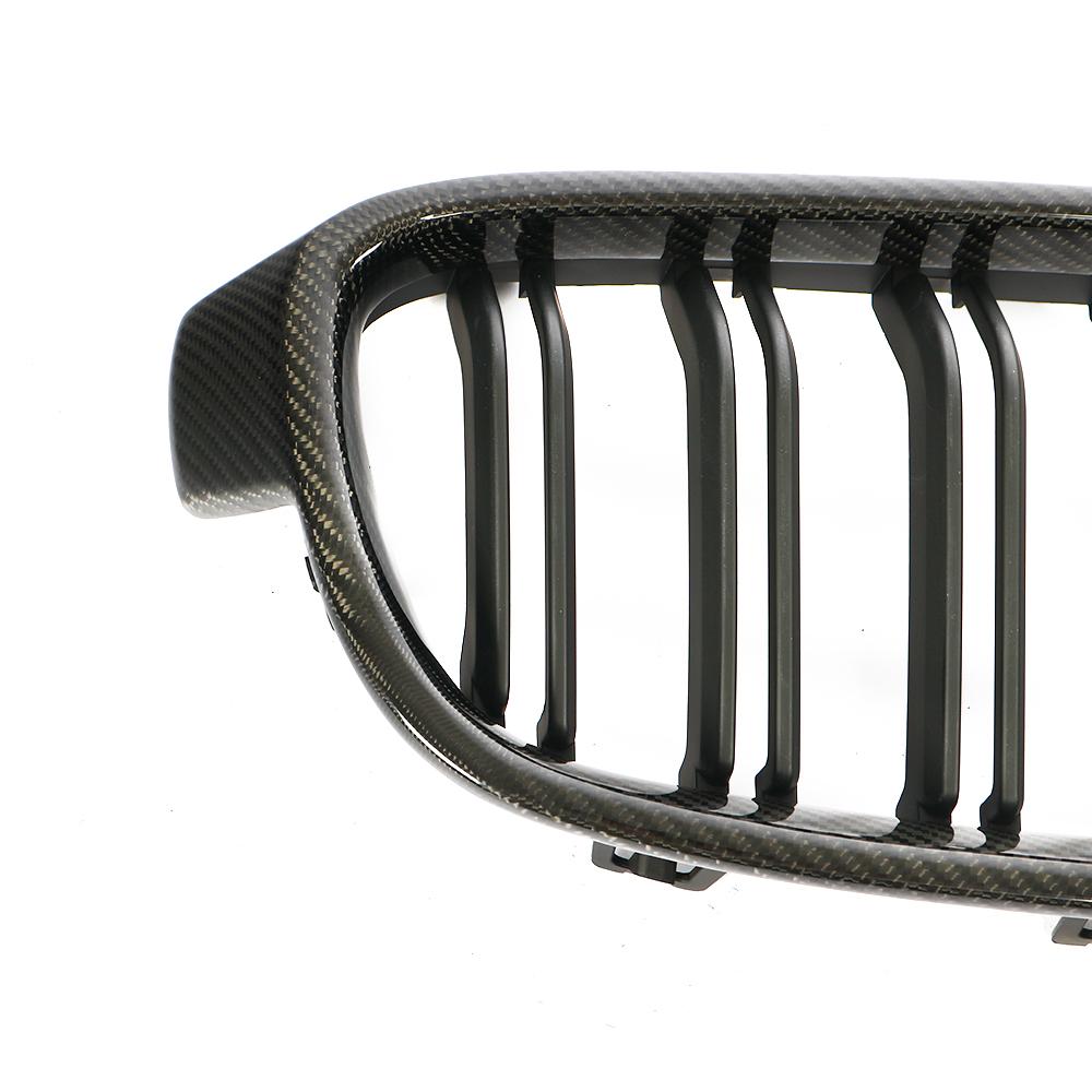 M3 Style Dual Slat Carbon Fiber Front Grille for BMW 3 Series F30(2012-2019)