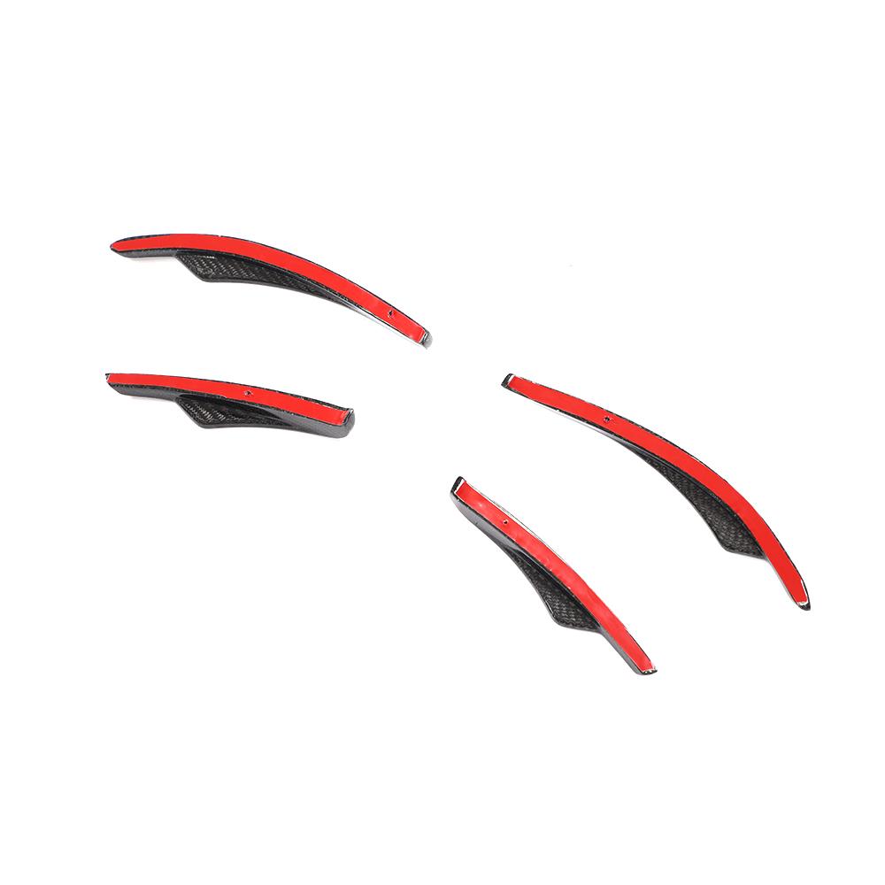 ST Style Carbon Fiber Front Canards For BMW M6 F06/F12/F13 (2012–2018)