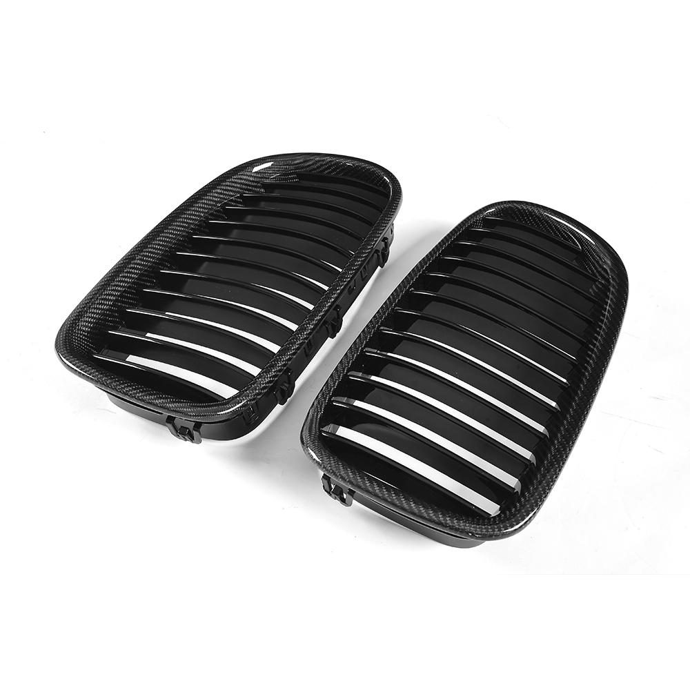 ST Style Carbon Fiber Single Slat Front Grille for BMW 5 Series F10/F11 (2010–2017)