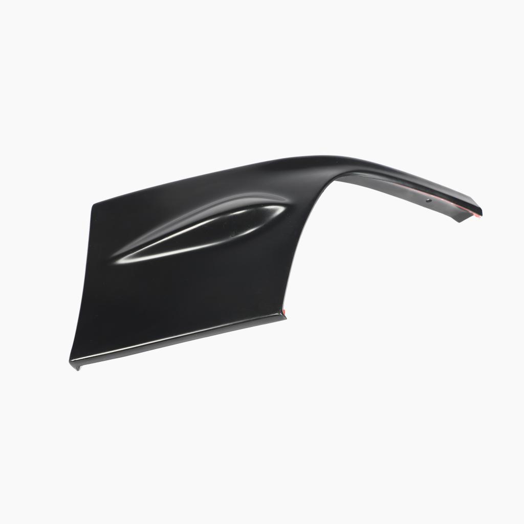 STI Style BLACK Front Bumper Splitter for Subaru Impreza WRX (2004-2005)