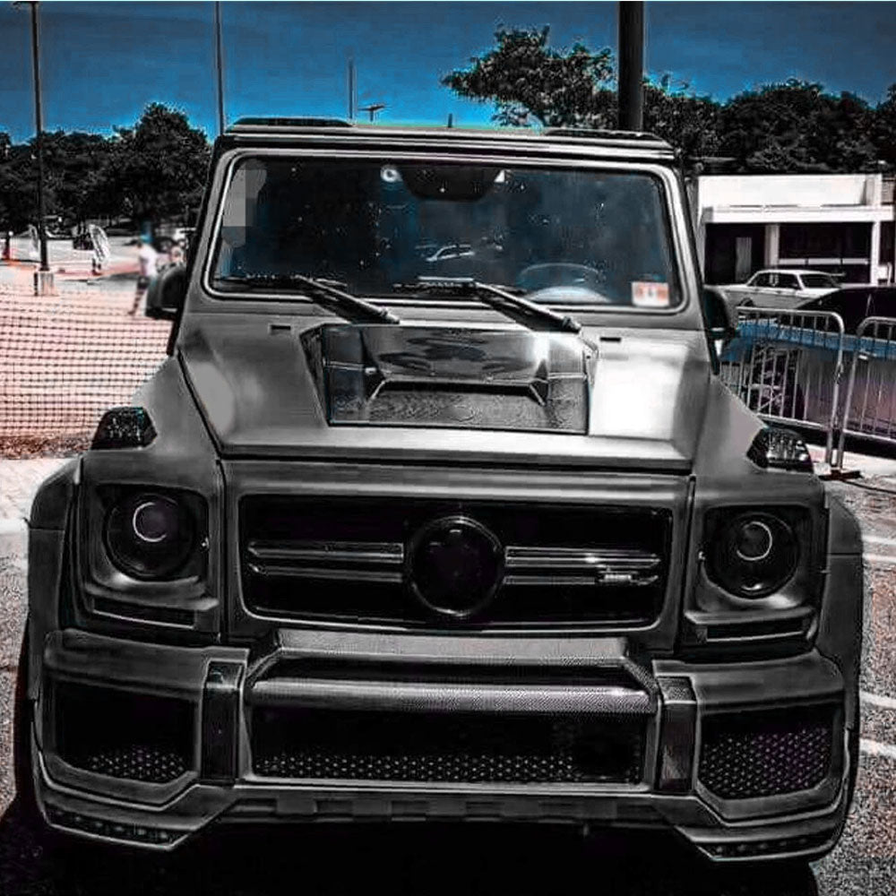 ST Style Carbon Fiber Front Air Vents For Mercedes Benz G‑Class W463 Pre-Facelift (2019-2023)