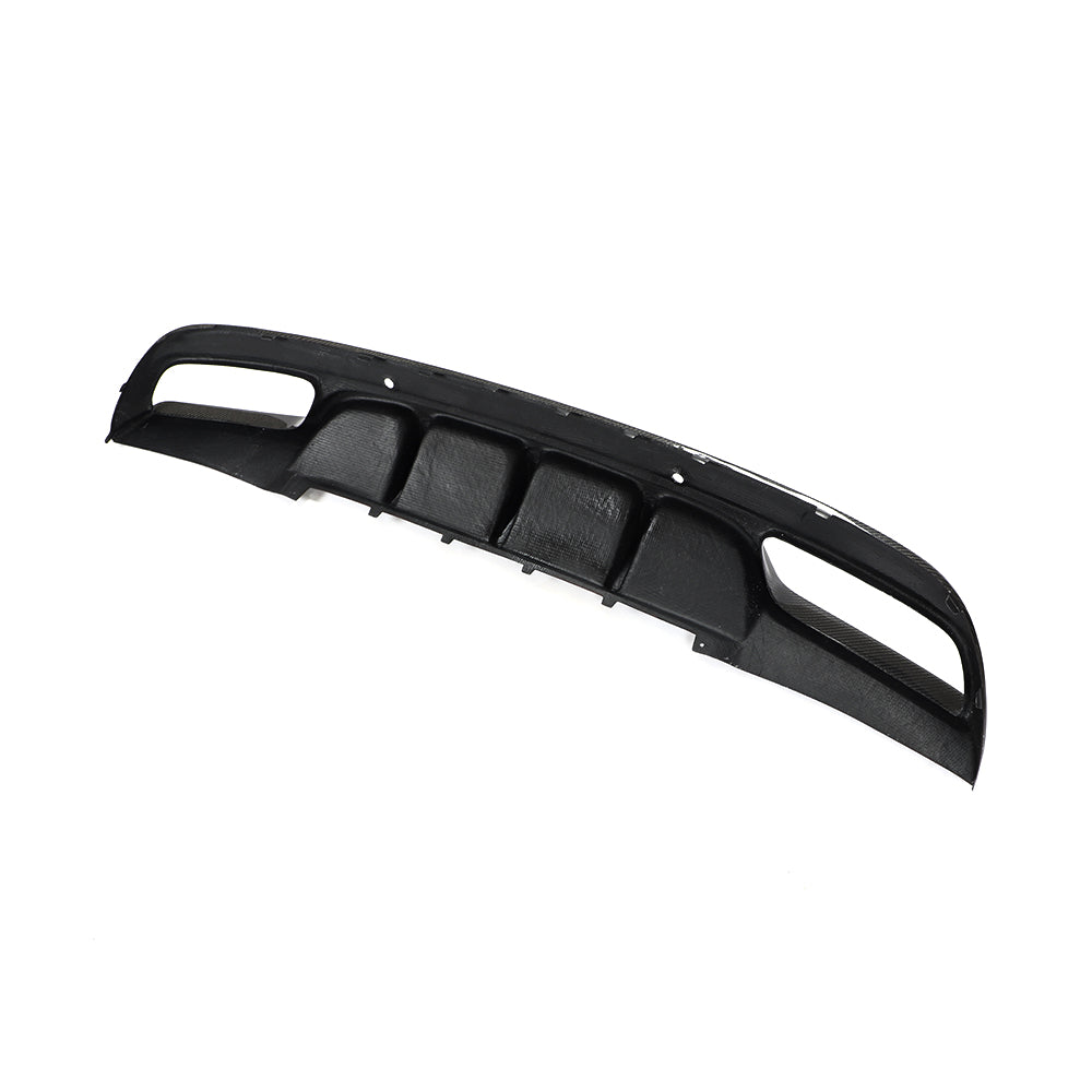 Benz W205 Carbon Fiber Rear Diffuser-Aftermarket upgrade