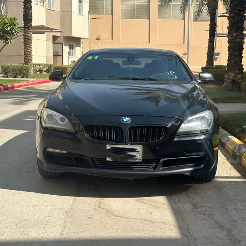 Dual Slat Gloss Black Front Grille for BMW 6 Series F06/F12 (2011–2018)