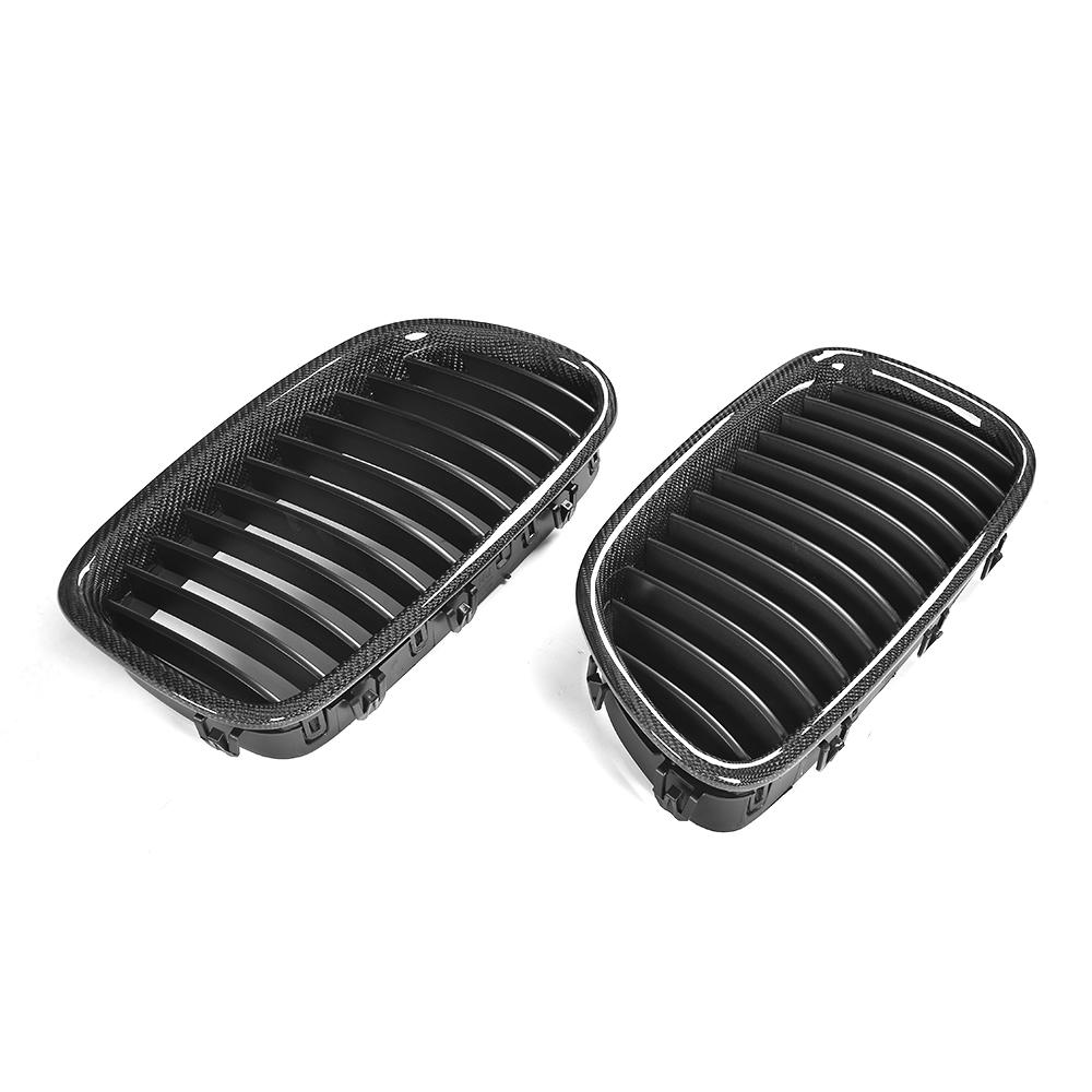 Carbon Fiber Single Slat Front Grille for BMW 5 Series F10/F11 (2010–2017)