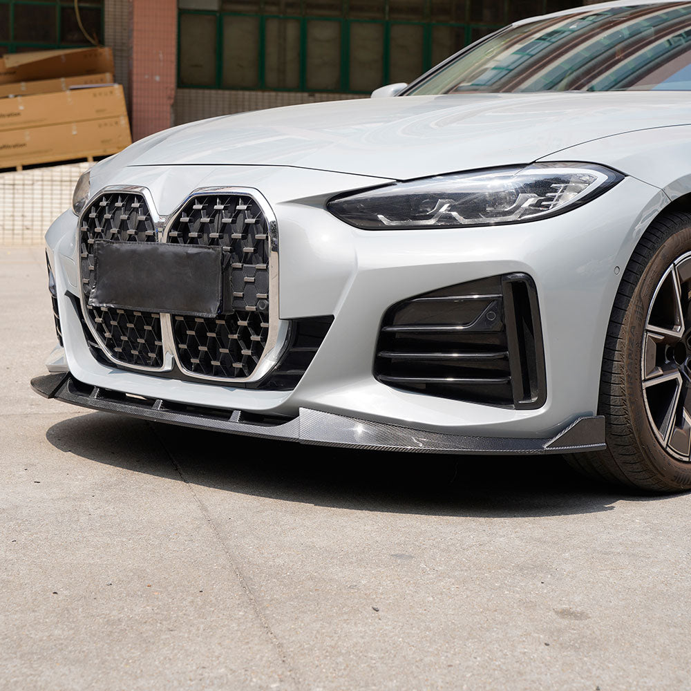 ST Style Carbon Fiber Front Lip for BMW 4 Series, i4 G26 Gran Coupé (2021+)
