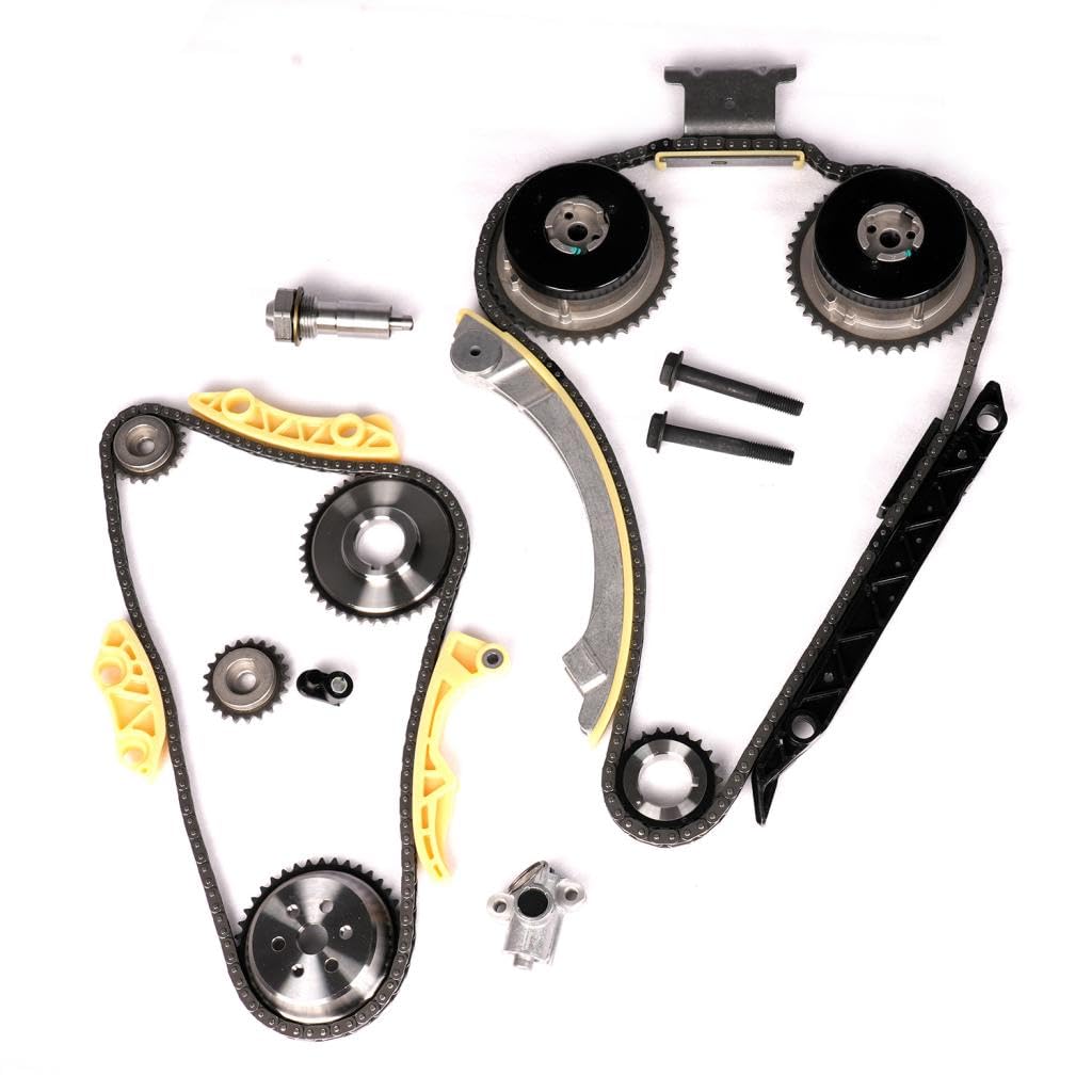 2.4 Timing Chain Kit with VVT) Sprocket Fits for Chevy Equinox/Malibu/Captiva, for GMC Terrain 2.4 2011-2017, for 14 Impala M
