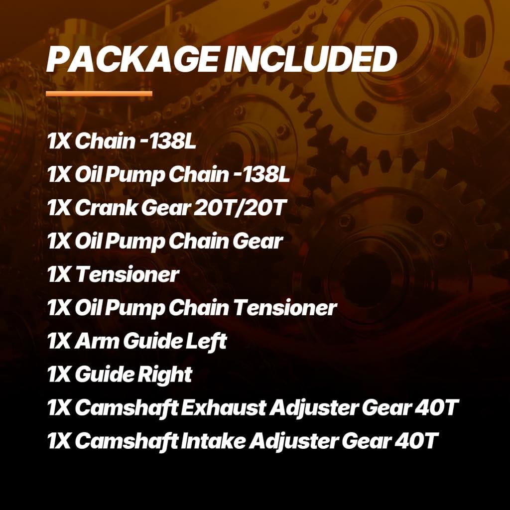 Timing Chain Kit Oil Pump Chain Fit for land Rover Evoque Freelander for Discovery Sport 2.0L Car Engine Timing Replacement P