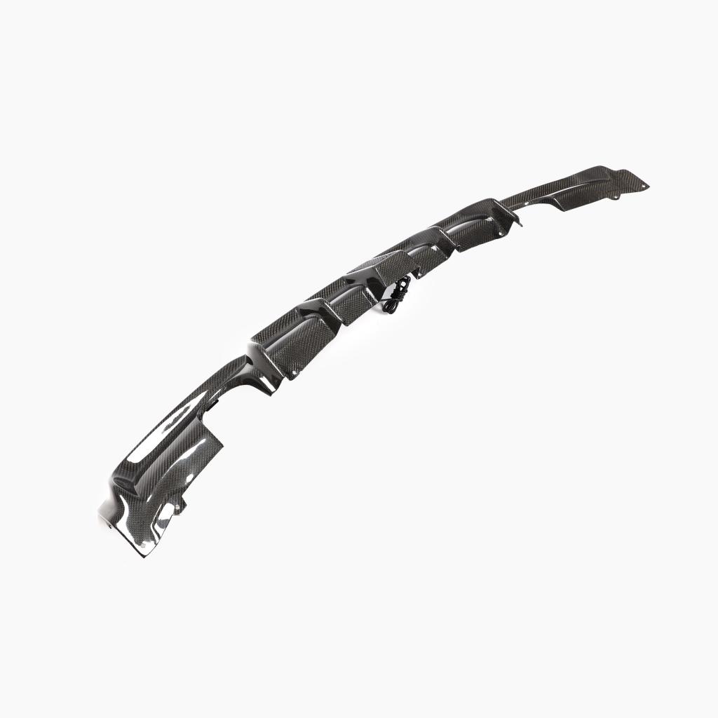 ST Style Carbon Fiber Rear Diffuser Single Exhaust for BMW 3 Series F30 M Sport(2012-2019)