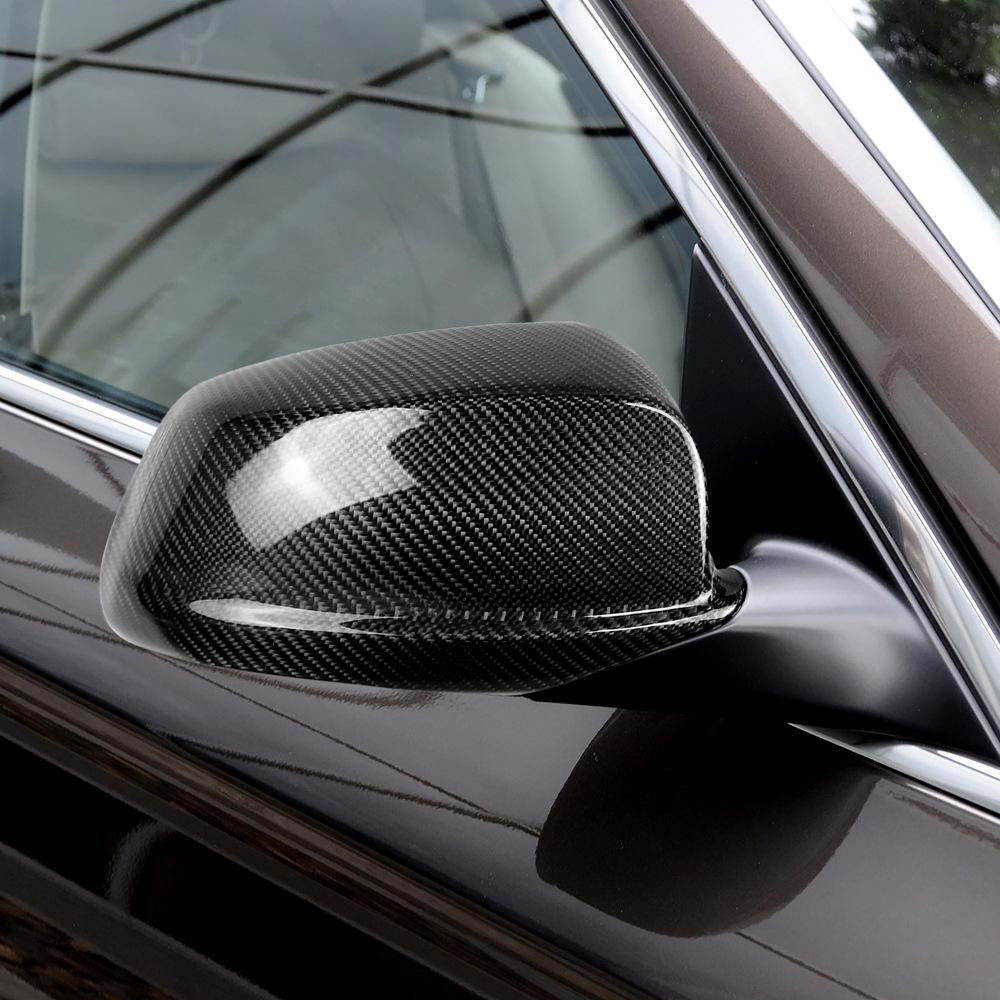 ST Style Carbon Fiber Mirror Caps for BMW 5 Series F10/F11 M Sport (2010–2017)