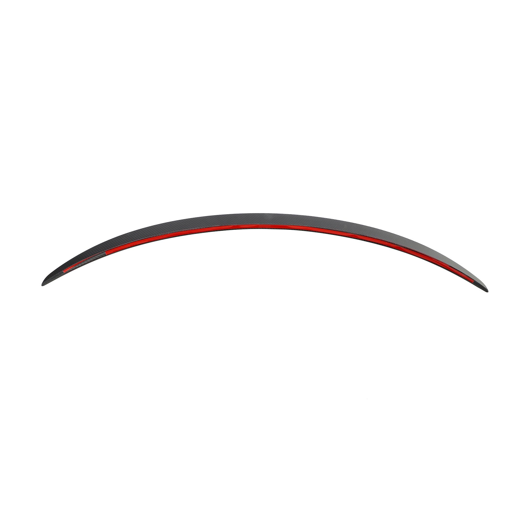 OEM Style Matte Black Carbon Fiber Rear Trunk Spoiler for Tesla Model 3 Sedan(2017–2023)