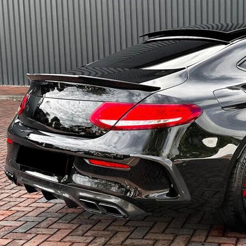 OEM Style Carbon fiber Rear Diffuser for Mercedes Benz C63 AMG W205 Pre‑Facelift Coupé (2015-2018)