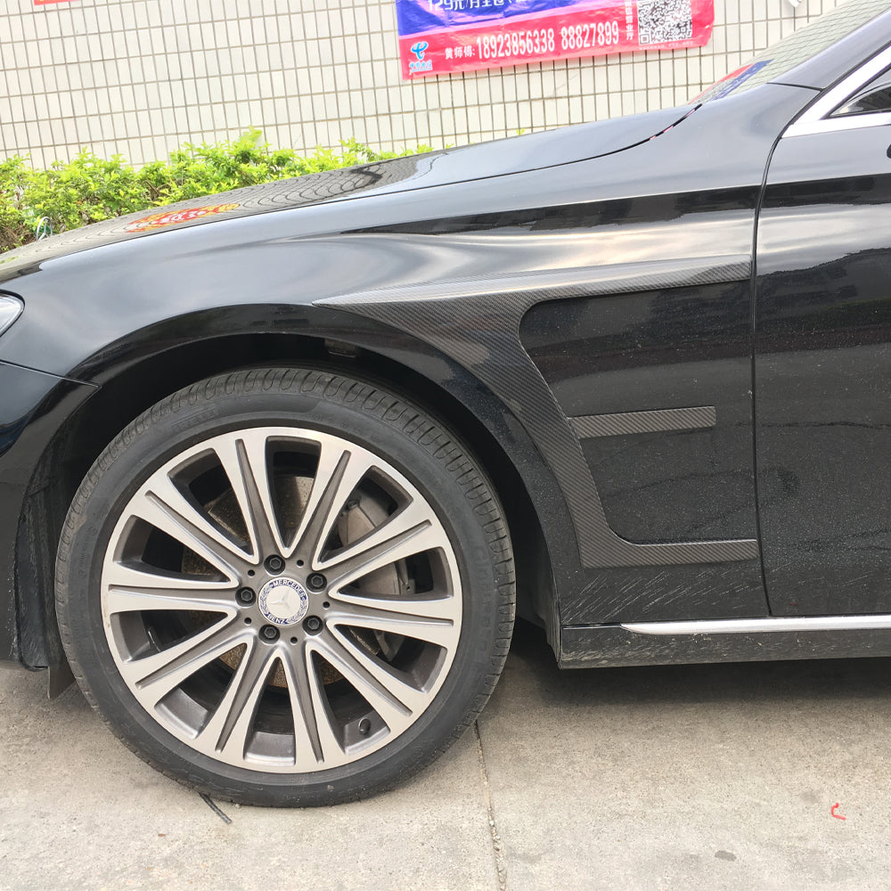ST Style Carbon Fiber Fender Air Vents for Mercedes Benz E-Class W213 Pre-Facelift (2016-2020)