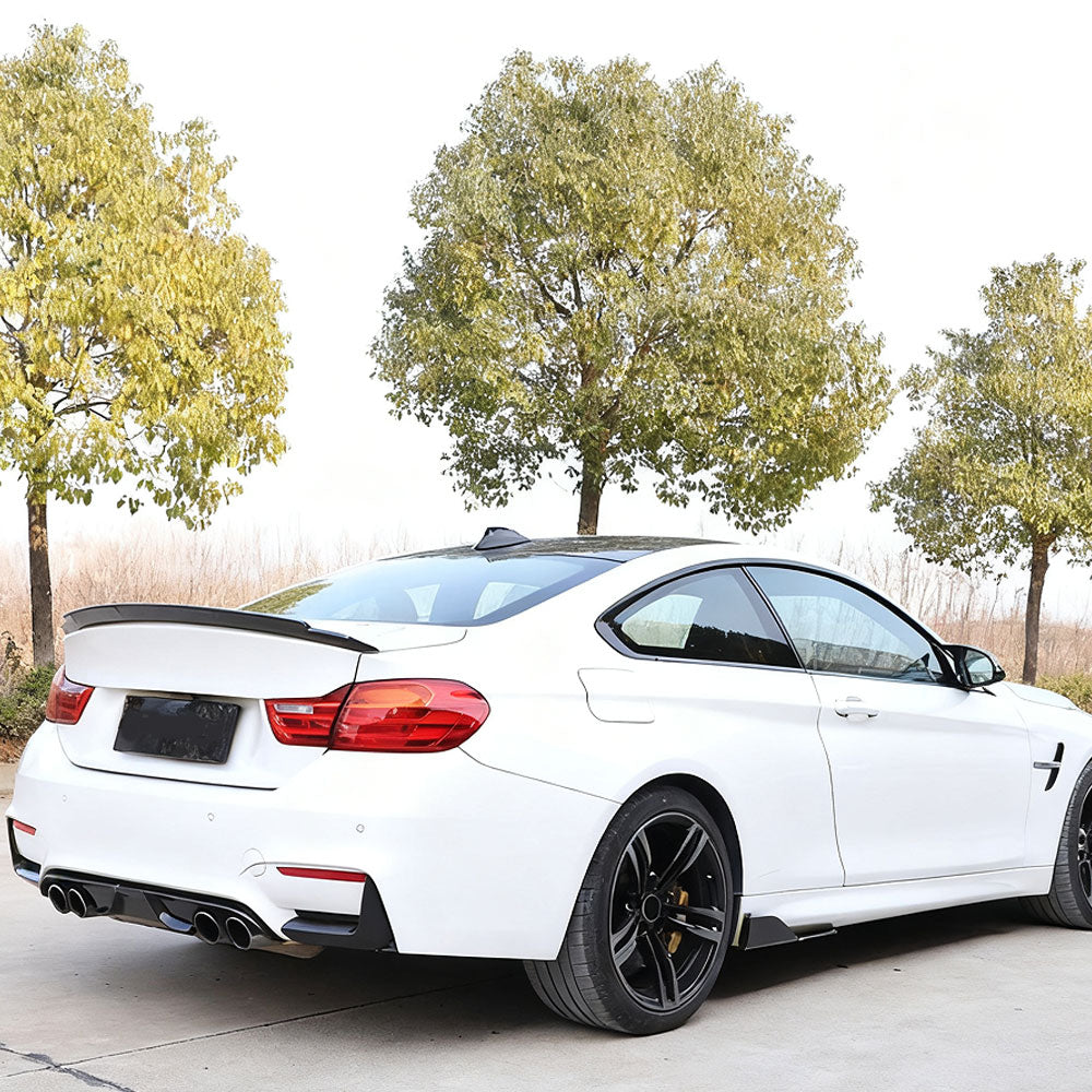 JC Style Carbon Fiber Side Skirts Splitter for BMW M3 F80, M4 F82/F83 (2014-2020)